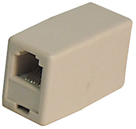 Phone Coupler, RJ-11 6 X 4  Cross Wired Adapter